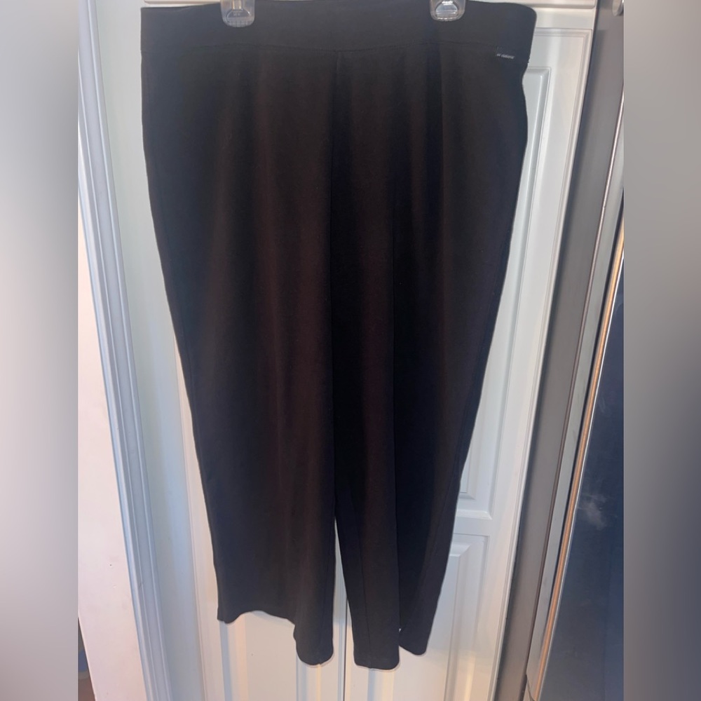 Liz Claiborne Black Wide Leg Pants